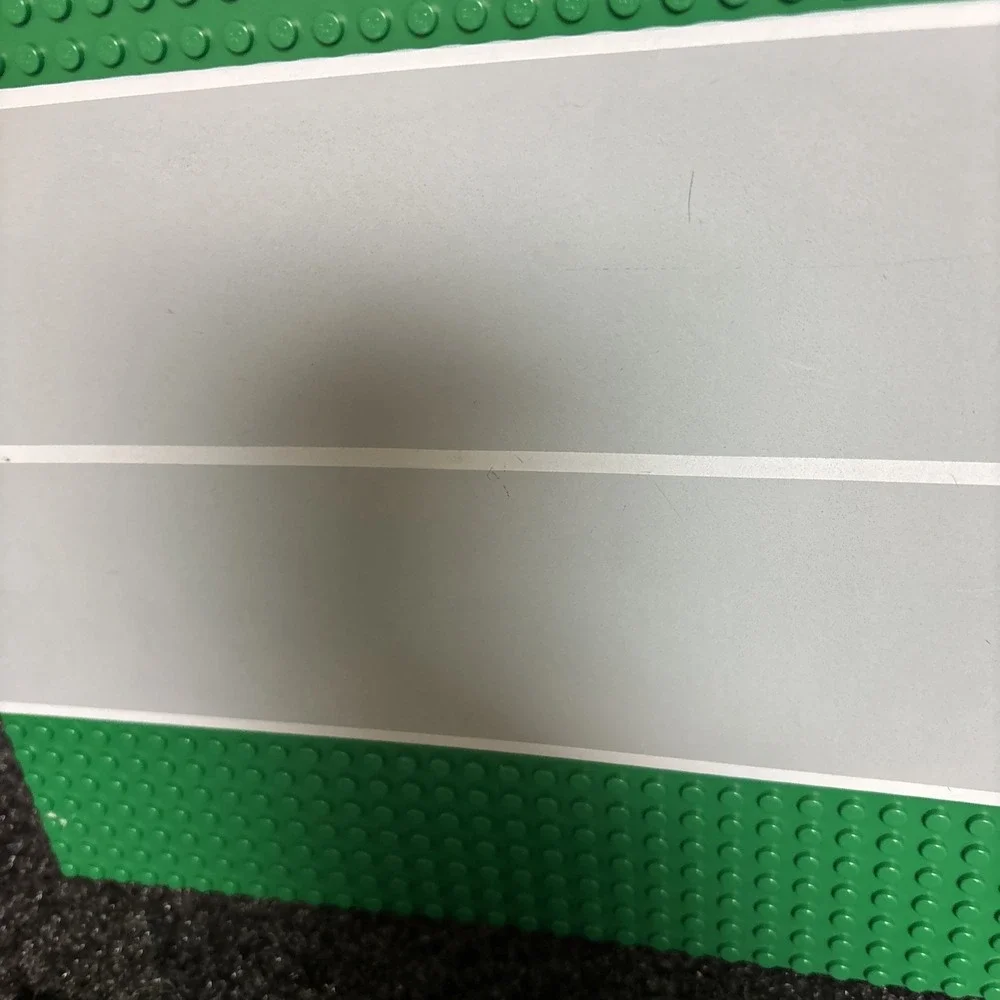 Genuine Lego Road Plates Base Plates Green side Grey road 10